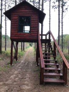 Sitting cabin.