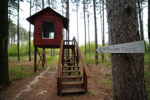 Sitting cabin.