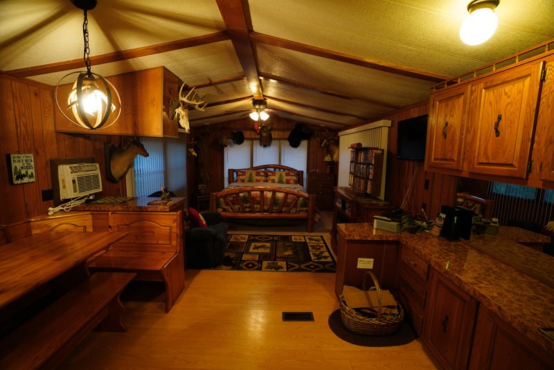 Inside Lilikoi cabin.